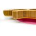 Bamboo Baby Plate with Suction Cup | Non-Toxic Eco Health Kitten Plate for Babies | Ideal for Baby Weaning | Cool to Touch | Pink - Buy Online on GoSupps.com