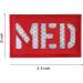 2x3.5 Inch Reflective MED Medic EMS EMT Patch - Red-White | Hook-Fastener Backing - Buy Online on GoSupps.com