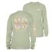 Simply Southern | South Carolina Good Vibes Only | Preppy and Stylish Women s Sage Relaxed-Fit Long Sleeve T-Shirt XXL Sage
