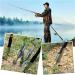 Universal Collapsible Fishing Rod Holder - Stainless Steel Portable & Removable - 2 Pack Angle Holder - Buy Online on GoSupps.com
