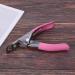 Pink Nail Clipper for False Nails and Acrylic Nails Easy to Use - Buy Online on GoSupps.com