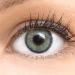 Gray colored contact lenses Bella gray gray very strongly covering silicone comfort novice from glamlens + container - 1 pair (2 pieces) - Dia 14.20 - Without strength 0.00 diopters
