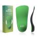 Arch Support Insoles for Women Men - Welnove 3/4 Length Orthotic Shoe Inserts for Plantar Fasciitis Flat Feet Over-Pronation Heel Pain Relief Heel Inserts for Women's 9-10.5 Men's 8-9.5 Green M:Women 9-10.5 / Men 8-9.5