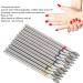 Yctze Professional 11-Piece Nail Drill Bit Set Emery Exfoliating Polishing Burr Manicure Tools for Cuticle Care and Nail Enhancement - Buy Online on GoSupps.com