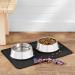 Amazon Basics Water-Repellent Silicone Bowl Pad for Pets - 60x41 cm Black - Durable Single Bed Liner - Buy Online on GoSupps.com