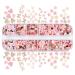 FUYIOCN Nail Art Sequins Charms Butterfly/Heart/Flowers Flakes Glitter for Nails Decoration (Golden Pink)