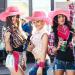 12 Pink Cowboy Hats and Bandanas Set - Western Cowgirl Party Costume Accessories - Buy Online on GoSupps.com