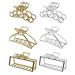 Hair Claw Clips  6 Pcs Claw Hair Clips for Women and Girl  Non-Slip Metal Small Hair Clips for Thick Hair with 3 Styles