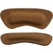 Comfort Heel Pads for Shoes - Leather Cushions for Pain Relief & Blister Prevention | High Heel Comfort for Men & Women (4 Pairs Brown - Buy Online on GoSupps.com
