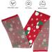 Amosfun Christmas Scarf Gifts for Children - 124x19cm Holiday Cloth Featuring Miss Christmas Tree & Hirsch - Buy Online on GoSupps.com