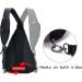 TurnWay Waterproof Sling Bag with USB Charging Port | Travel, Hiking, Cycling, Camping | Black - Buy Online on GoSupps.com
