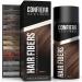 CONFIERR Hair Fibers for Men & Women (15 Grams  Medium Brown) - Fill In Fine or Thinning Hair  Instantly Thicker  Fuller Looking Hair 15 Gram Medium Brown