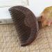 Comb Small Comb Portable Compact Teeth Sandalwood Comb wooden comb (Color : One Size)