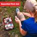 Waterproof All Purpose Emergency First Aid Kit with Shoulder Straps - Ideal for Indoor/Outdoor, Car, Truck, Kitchen, Office, Dorm, Camping, Hiking - Buy Online on GoSupps.com