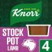 Knorr Lamb Stock Pots gluten-free to add a rich lamb flavour to your dishes 4x 28 g - Buy Online on GoSupps.com