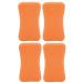 Feet Pumice Stone Set - 4 Pieces Foot Care Callus Remover & Hard Skin Scrubber (Orange) - Perfect for Pedicure & Smooth Feet - Buy Online on GoSupps.com