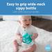 Dr. Brown s Milestones Wide-Neck Sippy Bottle | Easy-Grip 9oz Turquoise Sippy Spout | BPA-Free | 6m - Buy Online on GoSupps.com