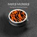 Round Mini Travel Pill Organizer - 2.0x2.0x0.7 Tiger Stripes Orange - International Shipping Available - Buy Online on GoSupps.com