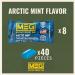 MEG Military Energy Gum | 100mg of Caffeine Per Piece - Arctic Mint - Pack of 8 - Buy Online on GoSupps.com