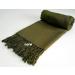 GFM Smooth Shiny Surface Pashmina Style Scarf (L9) - Green Color - Buy Online on GoSupps.com