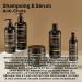 Kerargan - Anti-Hair Loss Duo Shampoo and Serum with Castor Oil for Dry Brittle and Devitalized Hair - Strengthens and Promotes Growth - Sulfate Paraben and Silicone Free - 500ml + 100ml - Buy Online on GoSupps.com