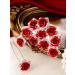 BBTO 12pcs Red Rose Flower Rhinestone Hair Pins for Women Girls - Bridal Wedding Accessories for Party, Prom, Halloween & Events - Buy Online on GoSupps.com