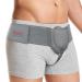 ORTONYX Inguinal Groin Hernia Belt for Men and Women with Removable Compression Pad and Adjustable Waist Strap Hernia Support Truss for Inguinal Incisional Hernias Left/Right Side - Gray L/XXL L/XXL Gray