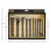 Expressions 10pc Pro Makeup Brush Set | Quality Soft Bristle Brushes for Everyday Use | Black & Gold Professional Makeup Tools - Buy Online on GoSupps.com