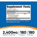 Nutricost - Bitter Melon 600 mg - 2 400 mg Equivalent - 180 Capsules - Buy Online on GoSupps.com