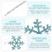 Lurrose 6pcs Snowflake Crystal Hairpins - Bridal Rhinestone Bobby Pins for Wedding, Prom & Parties - Buy Online on GoSupps.com
