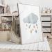 Happyarts A4 Poster Set - Hand-Painted Boho Sun Rainbow & Cloud Decor for Kids' Room | Perfect Baby Room Wall Art - Buy Online on GoSupps.com