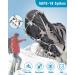 Greatever Anti-Slip Ice Cleats for Hiking Boots - 19 Stainless Steel Spikes - Snow Grips for Shoes - Safe Traction for Hiking, Fishing, Climbing - Medium, Black - Buy Online on GoSupps.com