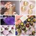 Edible Glitter Set - 4 x 5G | Jelife Food Glitter Powder for Baking & Drinks | Gold Silver Rose Gold Purple - Perfect for Chocolate Strawberries Cupcakes & More - Buy Online on GoSupps.com