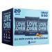 LOVE CORN Sea Salt | Delicious Crunchy Corn Snack | 0.7oz x20 bags | Non-GMO, Gluten-Free, Plant Based, Low-Sugar
