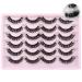 Newcally Natural Russian Mink D Curl Short Wispy Fake Eyelashes - 12 Pairs for Cat Eye Look - Buy Online on GoSupps.com