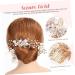 MERRYHAPY 1 Set Comb Set Bride Headdress Wedding Hair Comb Bridal Hair Side Comb Wedding Hair Accessory Hair Side Combs Wedding Hair Pin Decorative Hair Combs Flower Bridal Combs Pearl White - Buy Online on GoSupps.com