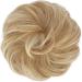 Fine Hair Part with Rubber Band | Dutt Hair Tie & Extensions for Women | Dark Golden Blonde 38g - Buy Online on GoSupps.com