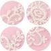 AUEAR 2 Pack Ivory Flower Lace Applique Patches for Wedding Dress DIY Clothing - Buy Online on GoSupps.com