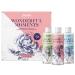Rose water gift set Monte Nativo |Original with aloe with hyaluronic acid |Valentine's Day gift for you for facial careFacial water care set women |Beauty set for skin care rose water gift set 200 ml (3 -pack)