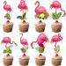 Tropical Flamingo Cupcake Toppers - Buy Online on GoSupps.com