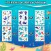 Undersea Glow Temporary Tattoos for Kids - 170 Styles, Ocean Beach Party Decorations - 12 Sheets - Buy Online on GoSupps.com