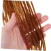 SKISUNO Dirty Little Braids Hair Wig Natural Wig Long Dreadlocks Wig Extenstions Women Hairpiece Extensions Synthetic Dreadlock Extensions Men Wig Fashion Hairpiece Dreadlocks 90X8CM Brown - Buy Online on GoSupps.com