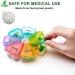 Bywocn Weekly Pill Organizer 2 Pack - Portable 7 Day Pill Box with Large Compartments - Flower Design Medicine Organizer for Vitamins and Supplements - Buy Online on GoSupps.com