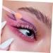 Mikinona 100pcs Eye Shadow Stick Eyeliner Applicator Brush Eyeshadow Applier Comestic Mini Pink Rubber Cotton 6.20X0.50X0.50CM Pink - Buy Online on GoSupps.com