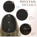 FESHFEN 26 inch Ash Brown Curly Wavy Drawstring Ponytail Extension - Clip in Synthetic Hairpiece for Women - Buy Online on GoSupps.com