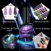 9D Cat Eye Gel Polish Set B - Dual Colors Holographic Chameleon Gel with Magnet Stick | Salon Quality Base, Top & Matte Coat Included - Buy Online on GoSupps.com