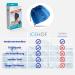 IceHOF Cooling Cap with 8 Packs - Gentle Fabric Hat for Chemo Migraine & Headache Relief - Hair Opening & Rubber Cinder Design - Buy Online on GoSupps.com