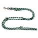 Dogeline Double leash Practice line for medium dogs up to 45 kg over 39 colors very stable (3.50 m seattle) 3.50 m black and blue-green-white