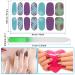Gradient Style Nail Polish Stickers - 336 Pieces Self-Adhesive Nail Strips with Nail File for DIY Nail Decorations | Gel Nail Strips Art Decals for Home Women Girls - Buy Online on GoSupps.com