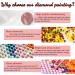 CAEJCCL 5D Diamond Painting Kits Nail Salon Paint by Number Full Round Drill Diamond Art for Adults Decoration and Recreation 12x16 Inches - Buy Online on GoSupps.com